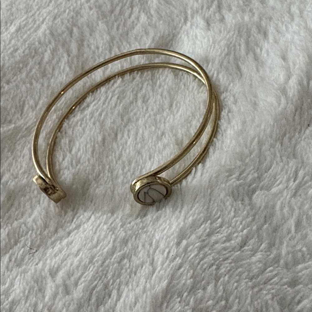 Chic Gold Open Cuff Bracelet